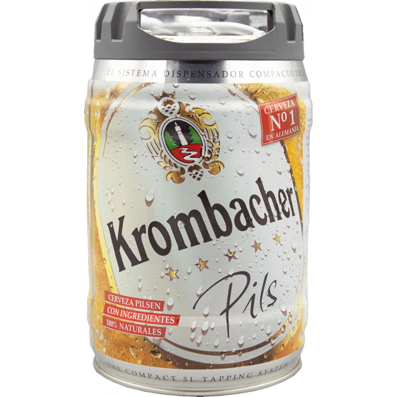 Krombacher Pils - Fût de 5L Non Compatible avec Beertender, Achat bière en  ligne