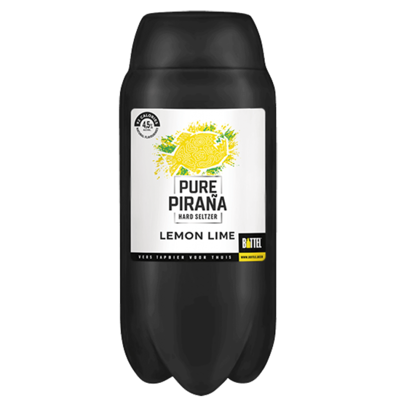 Pure Piraña Lemon&Lime Seltzers TORP - 2L Keg